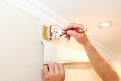 Pose de papier peint à Lieffrans — revêtements muraux et toiles de verre